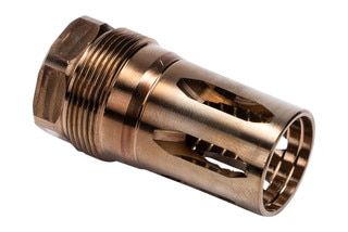 Rearden R2S (HT) Flash Hider Square Suppressor Mount has 5/8x24 threads.